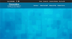 Desktop Screenshot of greenleechiro.com